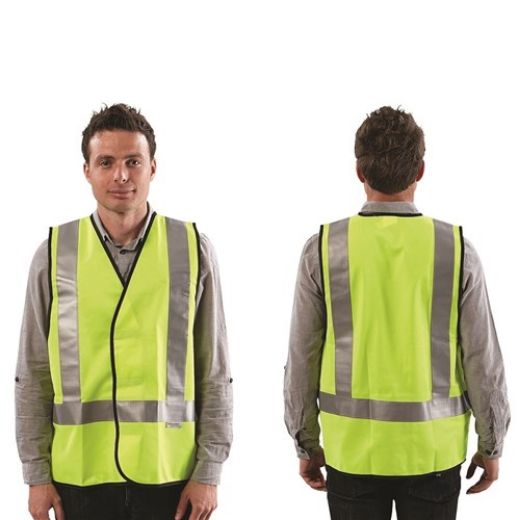Picture of SAFETY VEST - DAY/NIGHT USE WITH H BACK PATTERN REFLECTIVE TAPE